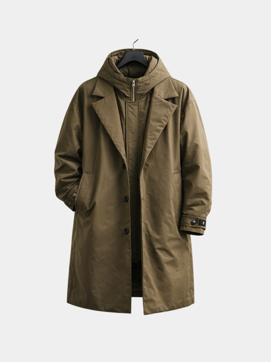 HARRISON OF CALIFORNIA | LONG OVERCOAT FOR MEN