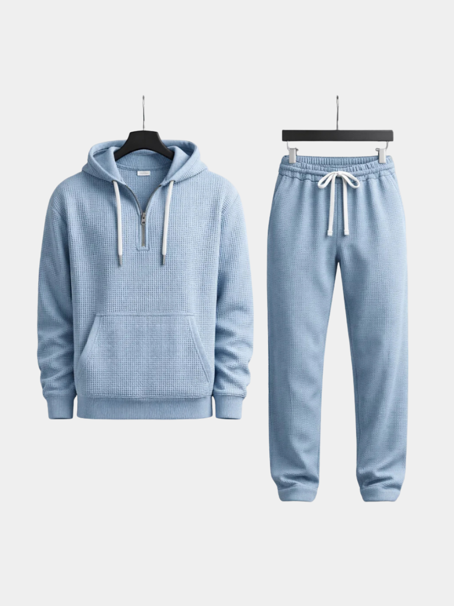 HARRISON OF CALIFORNIA | WAFFLE KNIT SET FOR MEN