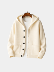 HARRISON OF CALIFORNIA | HOODED CARDIGAN FOR MEN