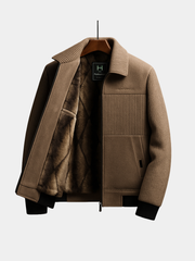 HARRISON OF CALIFORNIA | TEXTURED ZIP-UP JACKET FOR MEN