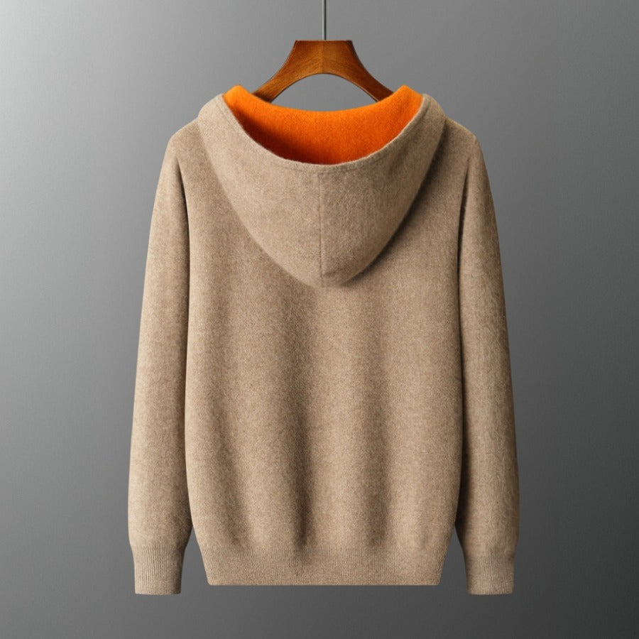 HARRISON OF CALIFORNIA | WOOL HOODIE FOR MEN