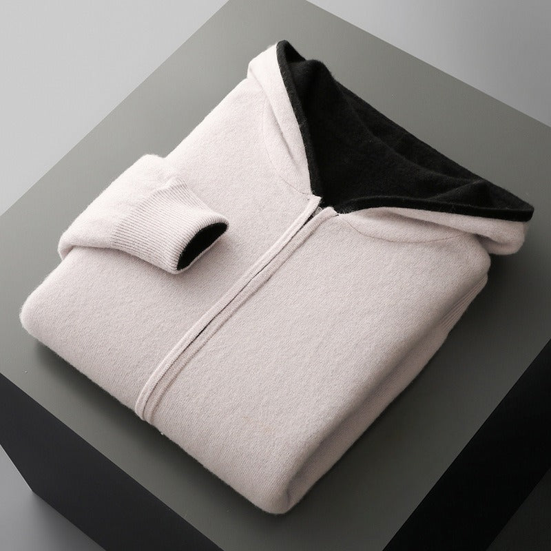 HARRISON OF CALIFORNIA | WOOL HOODIE FOR MEN