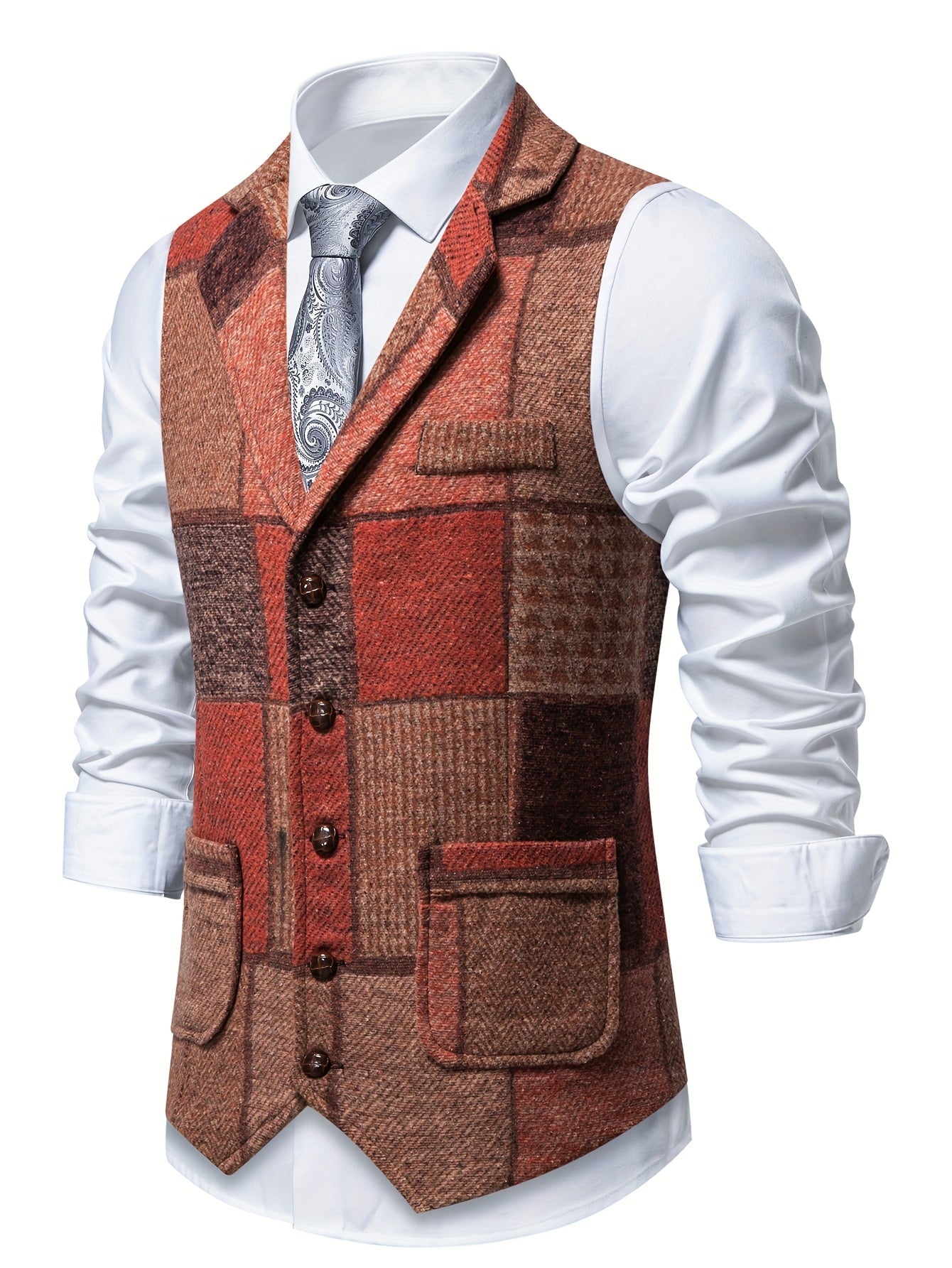 HARRISON OF CALIFORNIA | FORMAL TWEED VEST FOR MEN