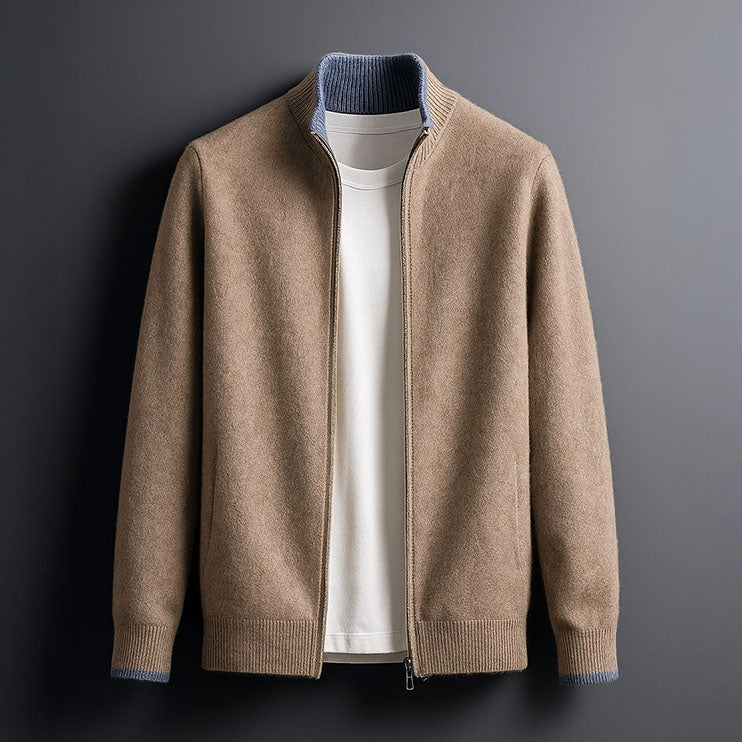 HARRISON OF CALIFORNIA | MEN'S ZIP SWEATER