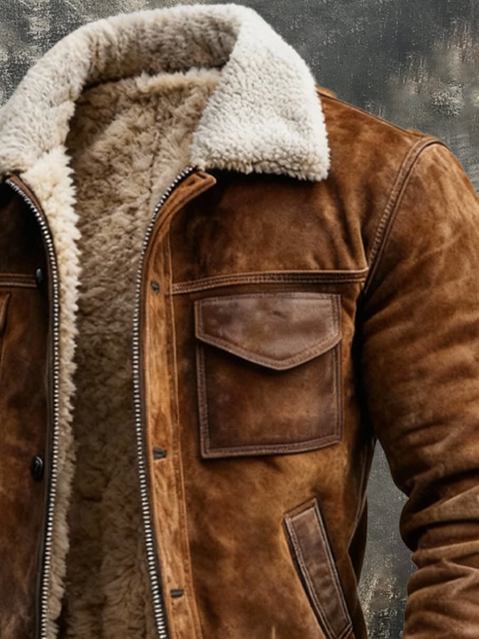 HARRISON OF CALIFORNIA | SHERPA LINED JACKET FOR MEN