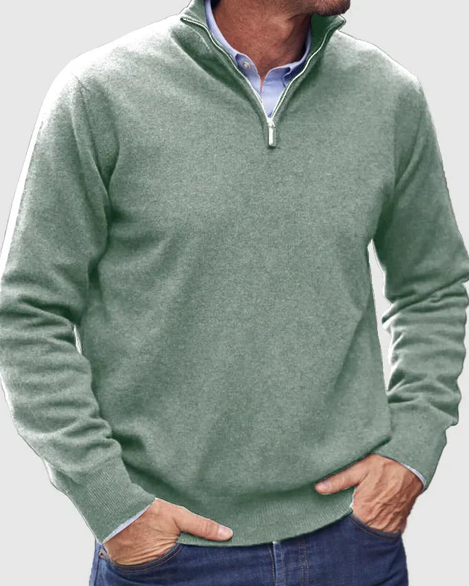 HARRISON OF CALIFORNIA | ZIP PULLOVER FOR MEN