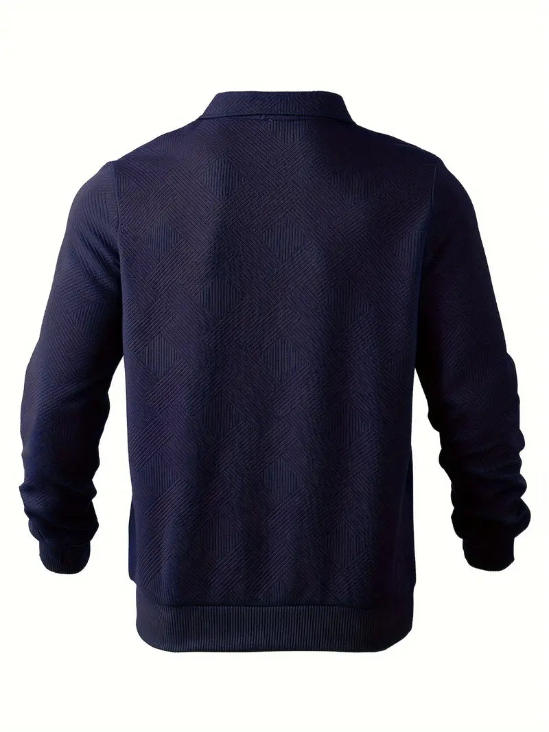 HARRISON OF CALIFORNIA | GEOMETRIC KNIT PULLOVER FOR MEN