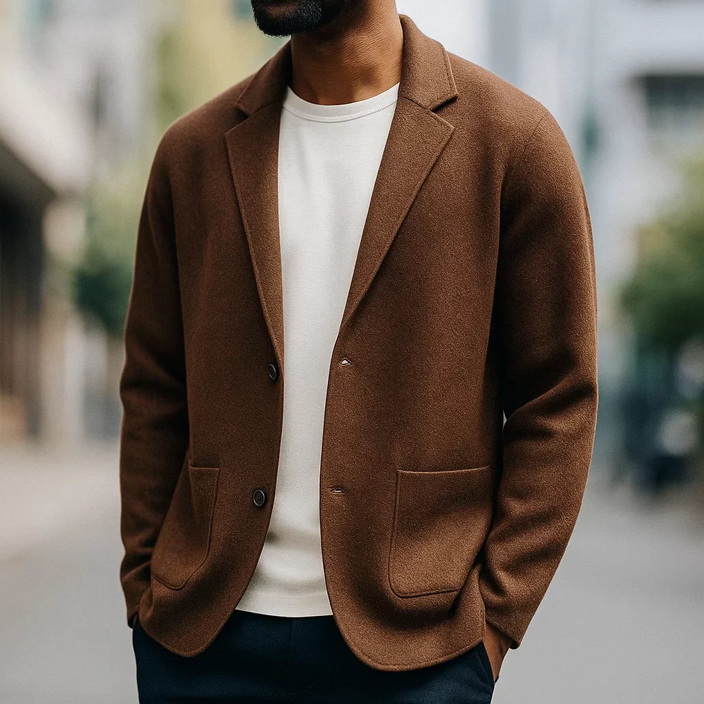 HARRISON OF CALIFORNIA | REFINED KNITTED CARDIGAN FOR MEN