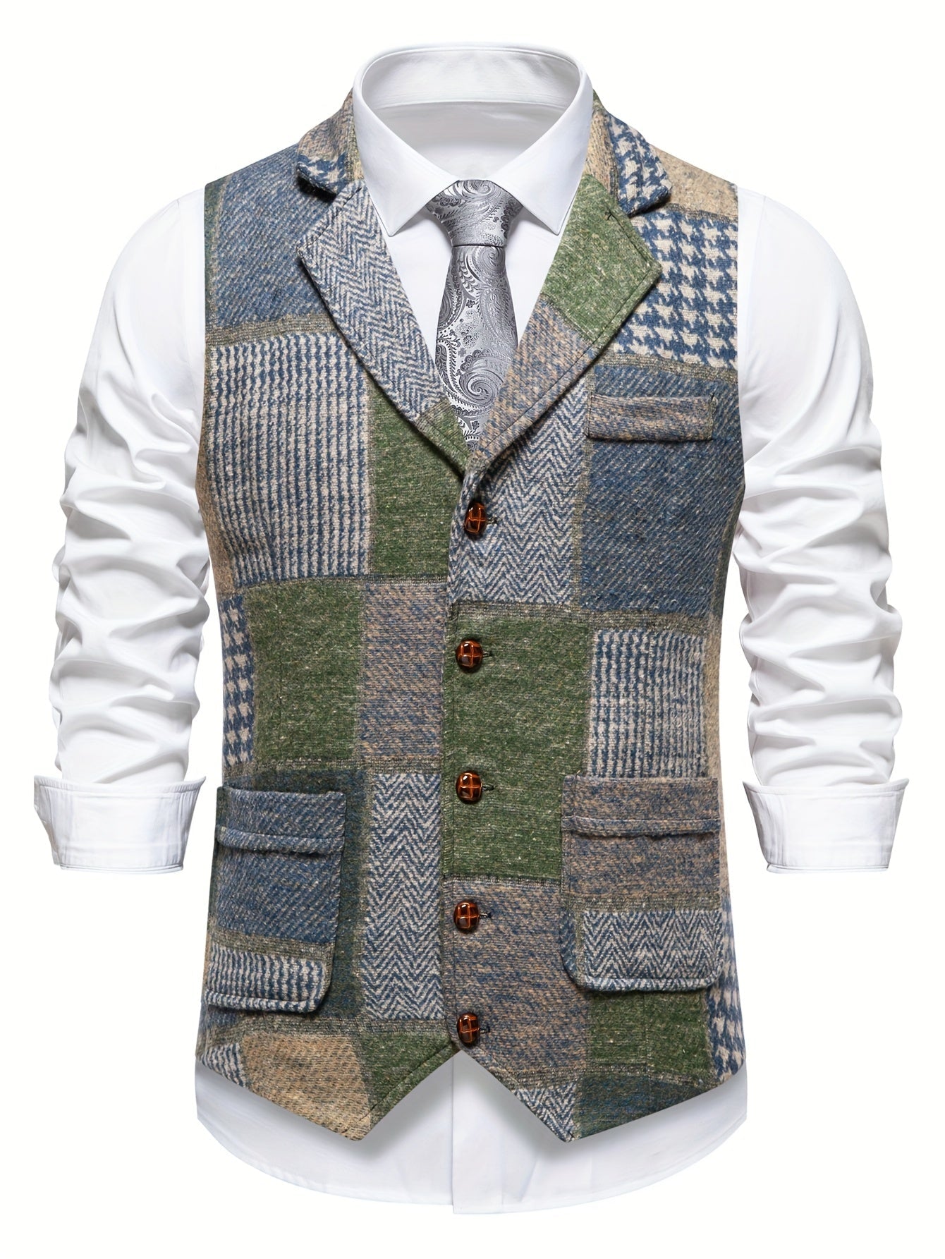 HARRISON OF CALIFORNIA | FORMAL TWEED VEST FOR MEN
