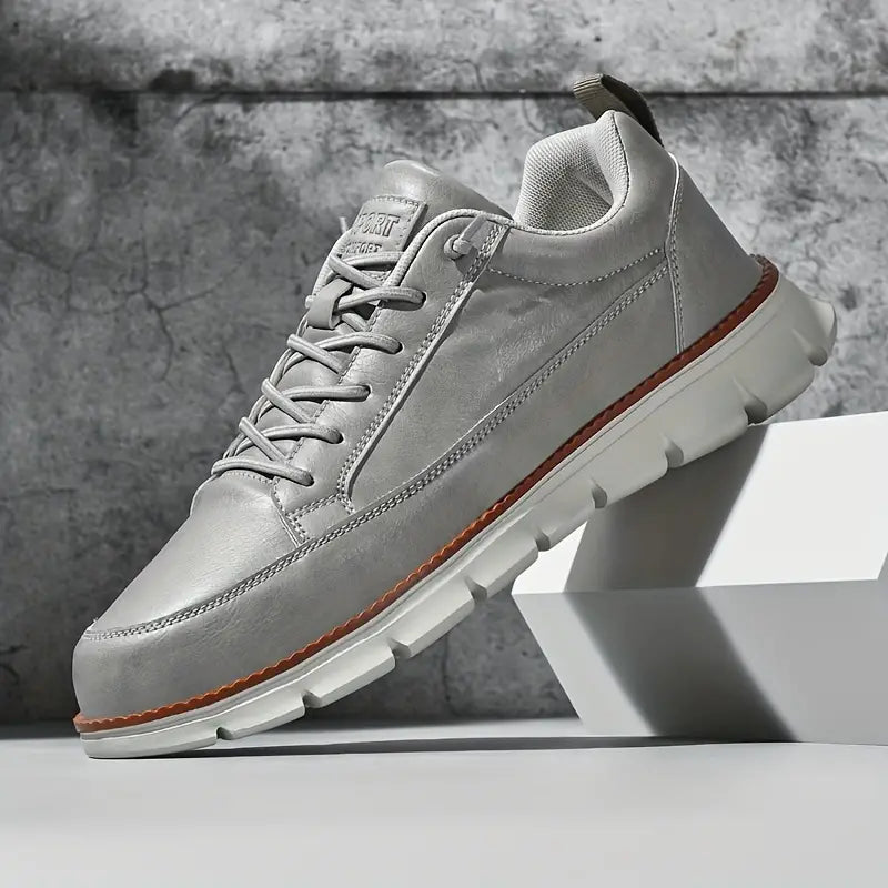 HARRISON OF CALIFORNIA | LEATHER SNEAKERS WITH SUPPORT