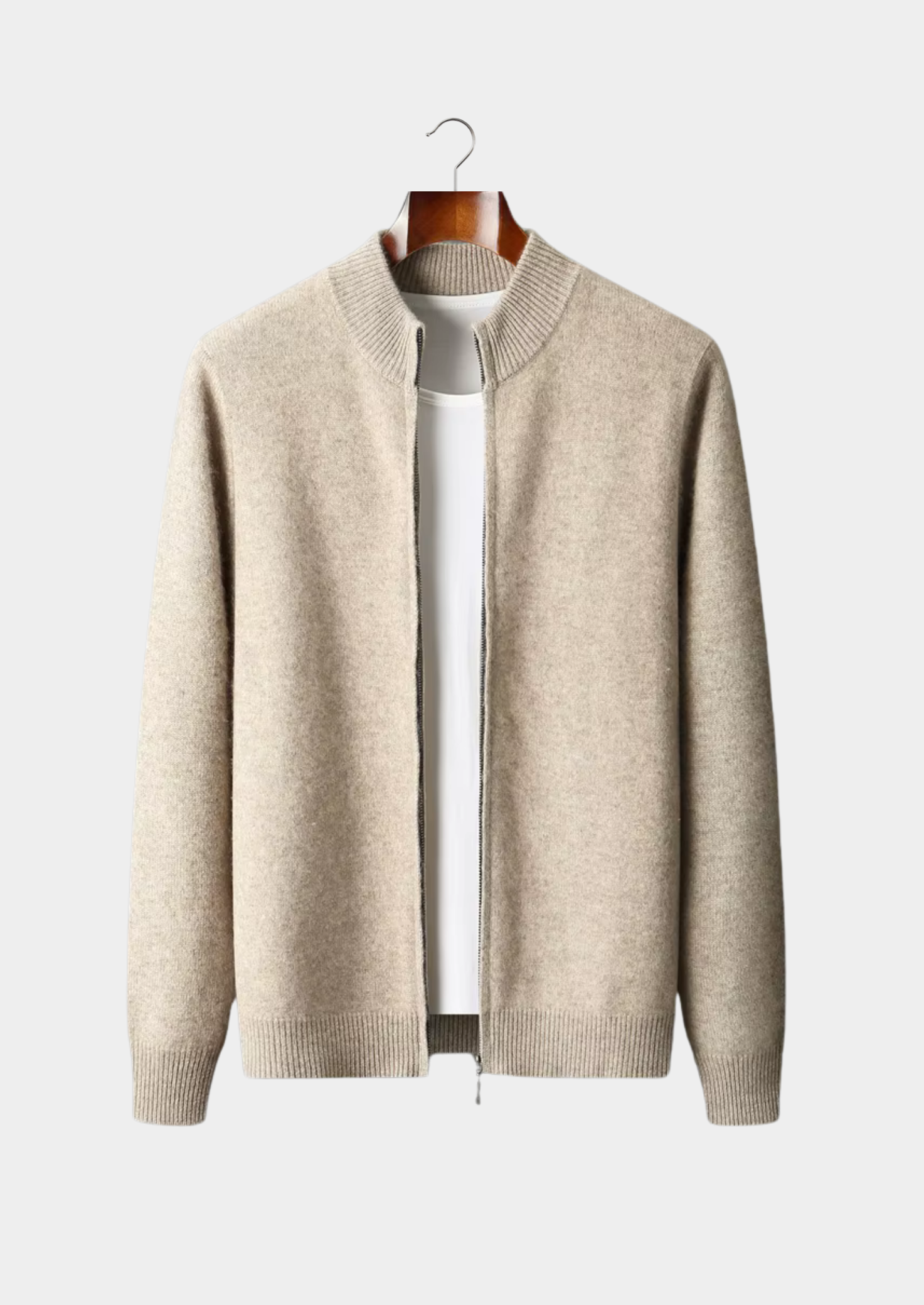 HARRISON OF CALIFORNIA | ZIPPER CARDIGAN FOR MEN