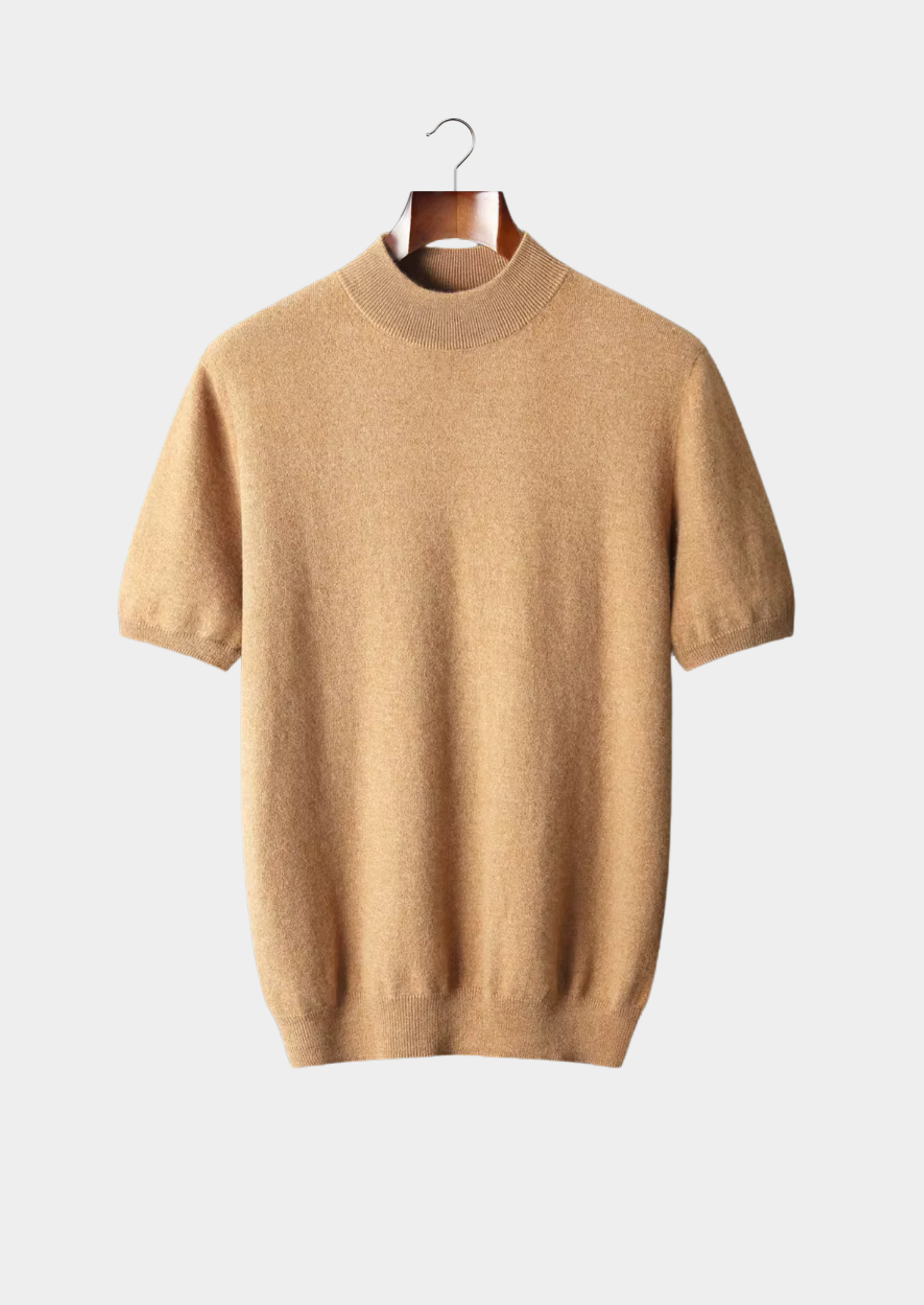 HARRISON OF CALIFORNIA | PREMIUM MOCK NECK T-SHIRT FOR MEN