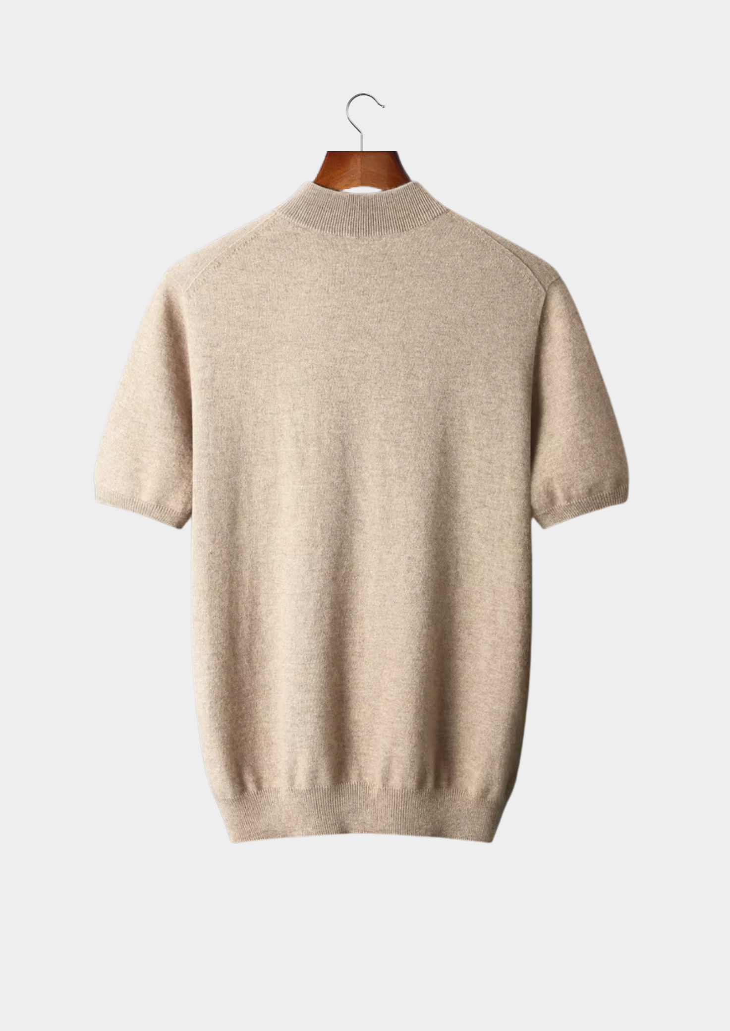 HARRISON OF CALIFORNIA | PREMIUM MOCK NECK T-SHIRT FOR MEN