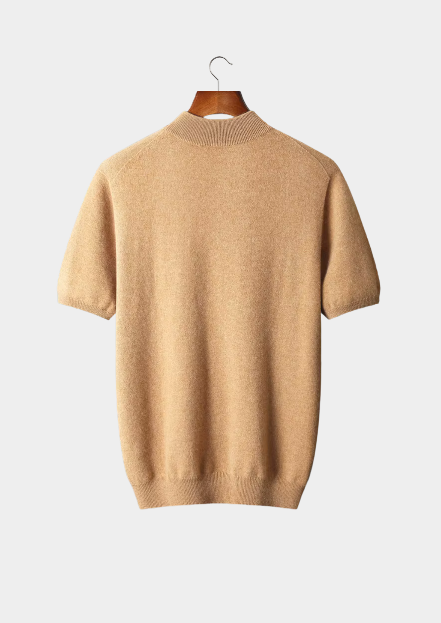 HARRISON OF CALIFORNIA | PREMIUM MOCK NECK T-SHIRT FOR MEN