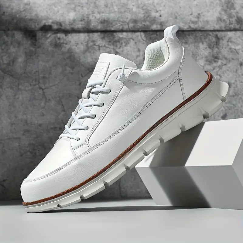 HARRISON OF CALIFORNIA | LEATHER SNEAKERS WITH SUPPORT