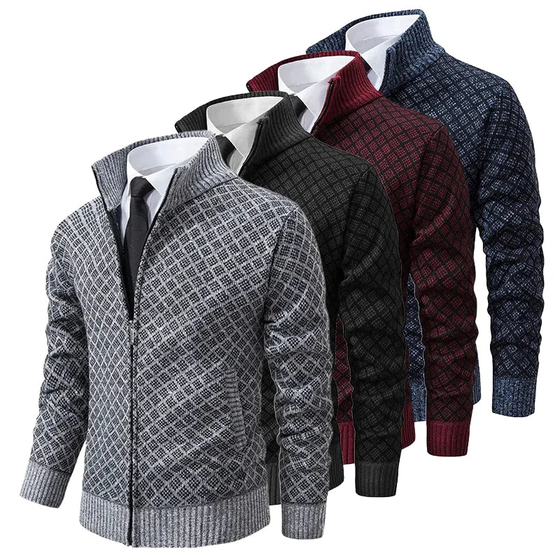 HARRISON OF CALIFORNIA | ZIP-UP CARDIGAN FOR MEN