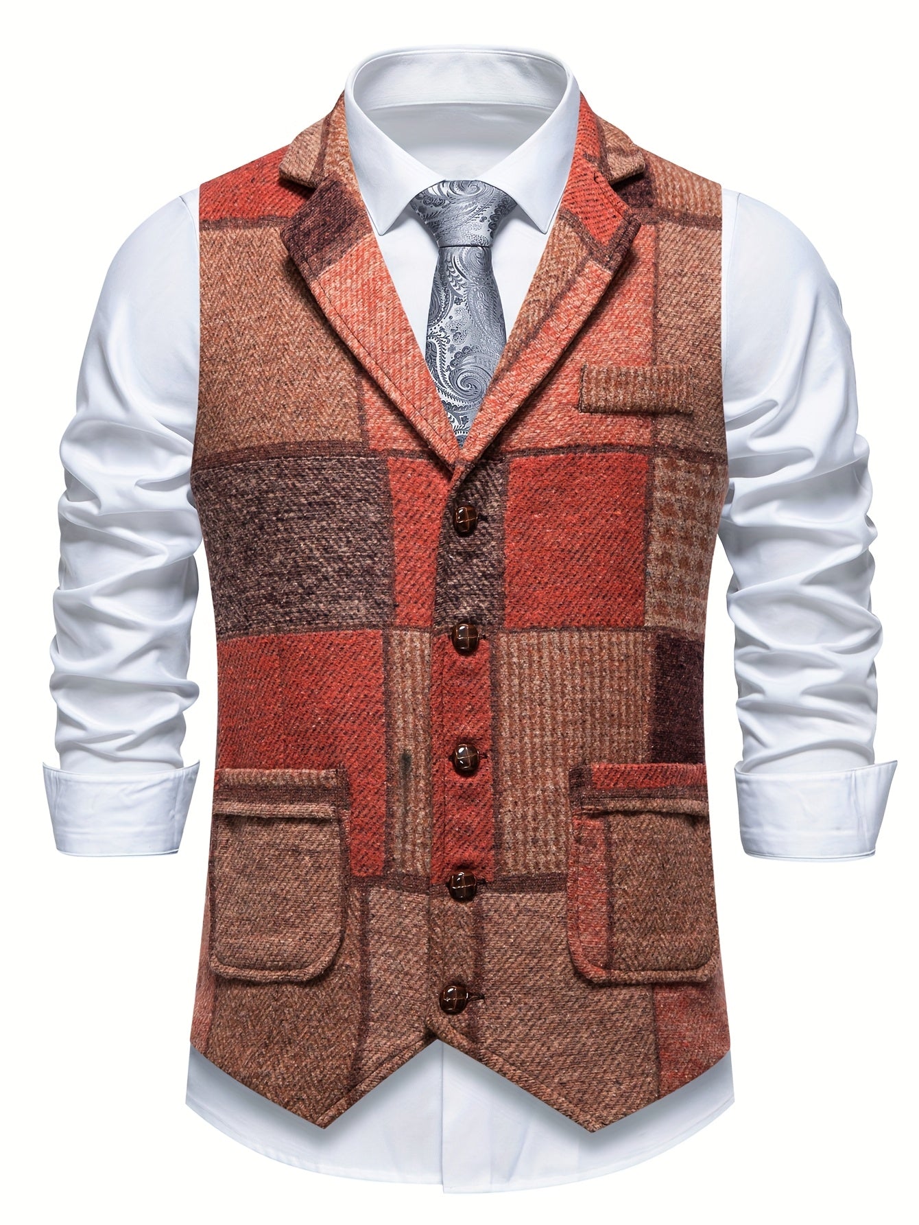 HARRISON OF CALIFORNIA | FORMAL TWEED VEST FOR MEN