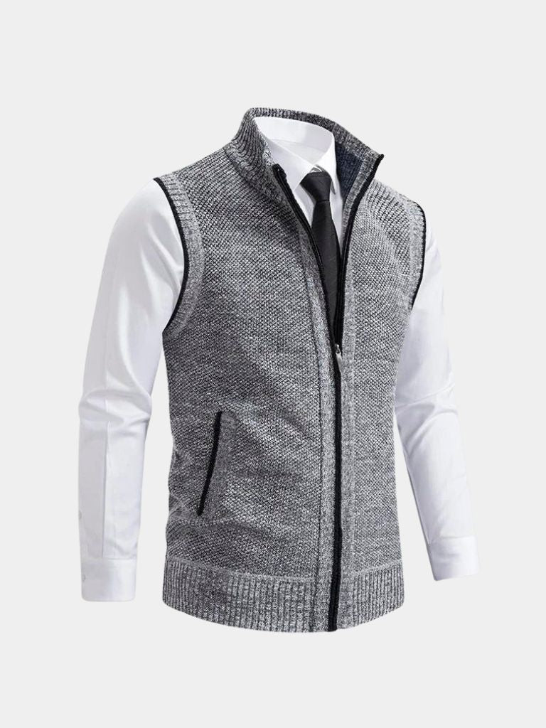 HARRISON OF CALIFORNIA | FULL-ZIP VEST FOR MEN