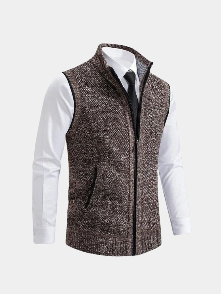 HARRISON OF CALIFORNIA | FULL-ZIP VEST FOR MEN