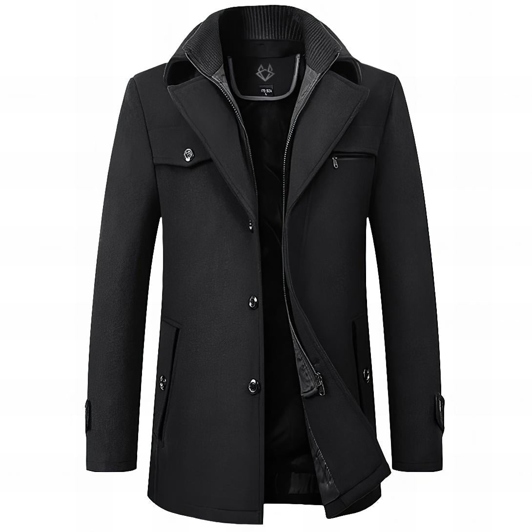 HARRISON OF CALIFORNIA | ELEGANT STRUCTURED COAT FOR MEN