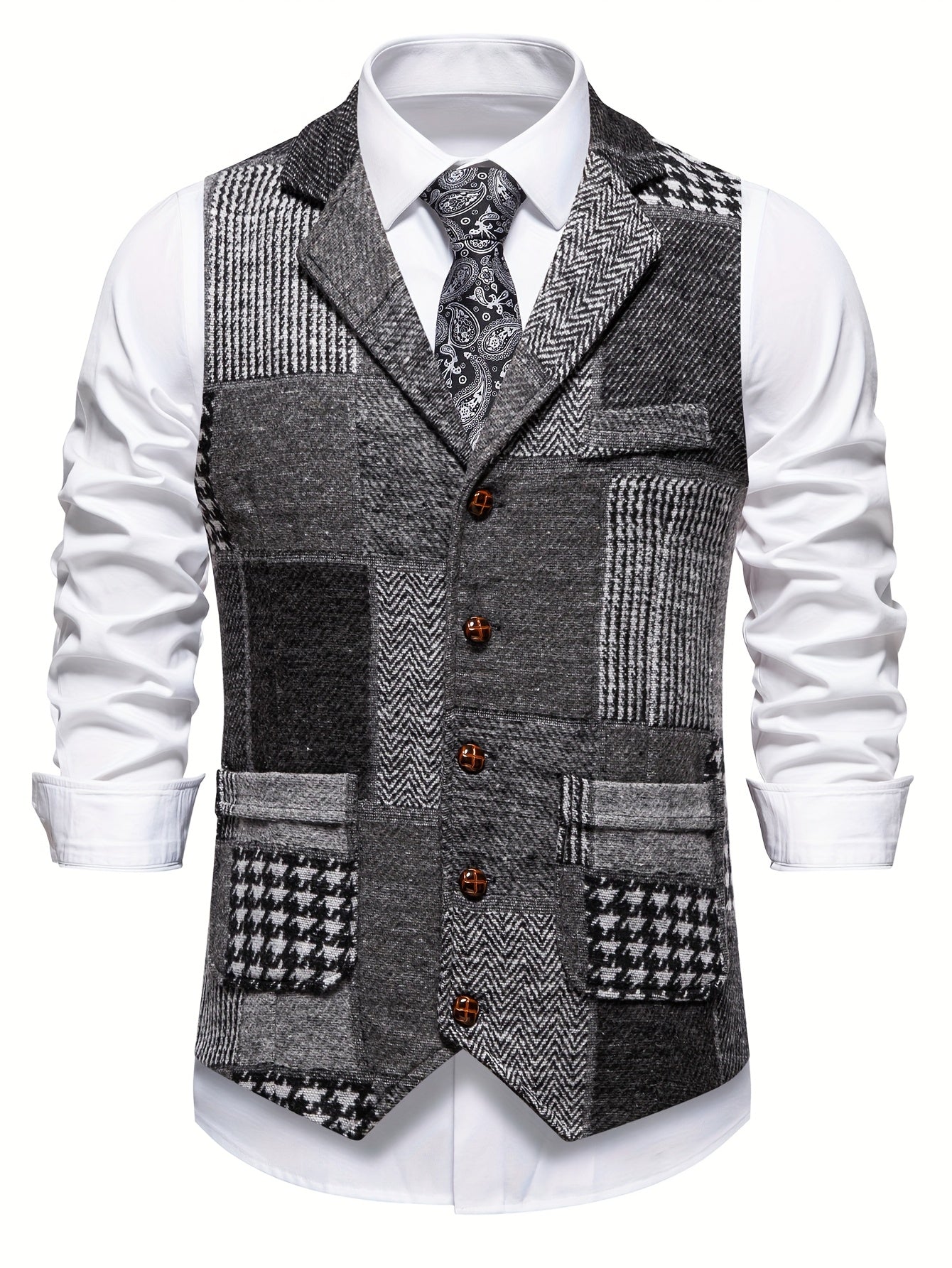 HARRISON OF CALIFORNIA | FORMAL TWEED VEST FOR MEN
