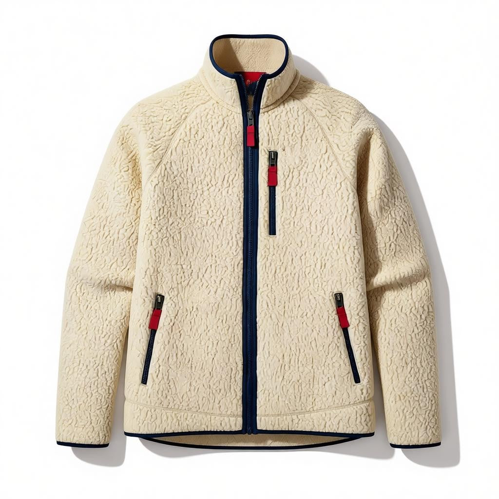 HARRISON OF CALIFORNIA | SHERPA FLEECE JACKET FOR MEN