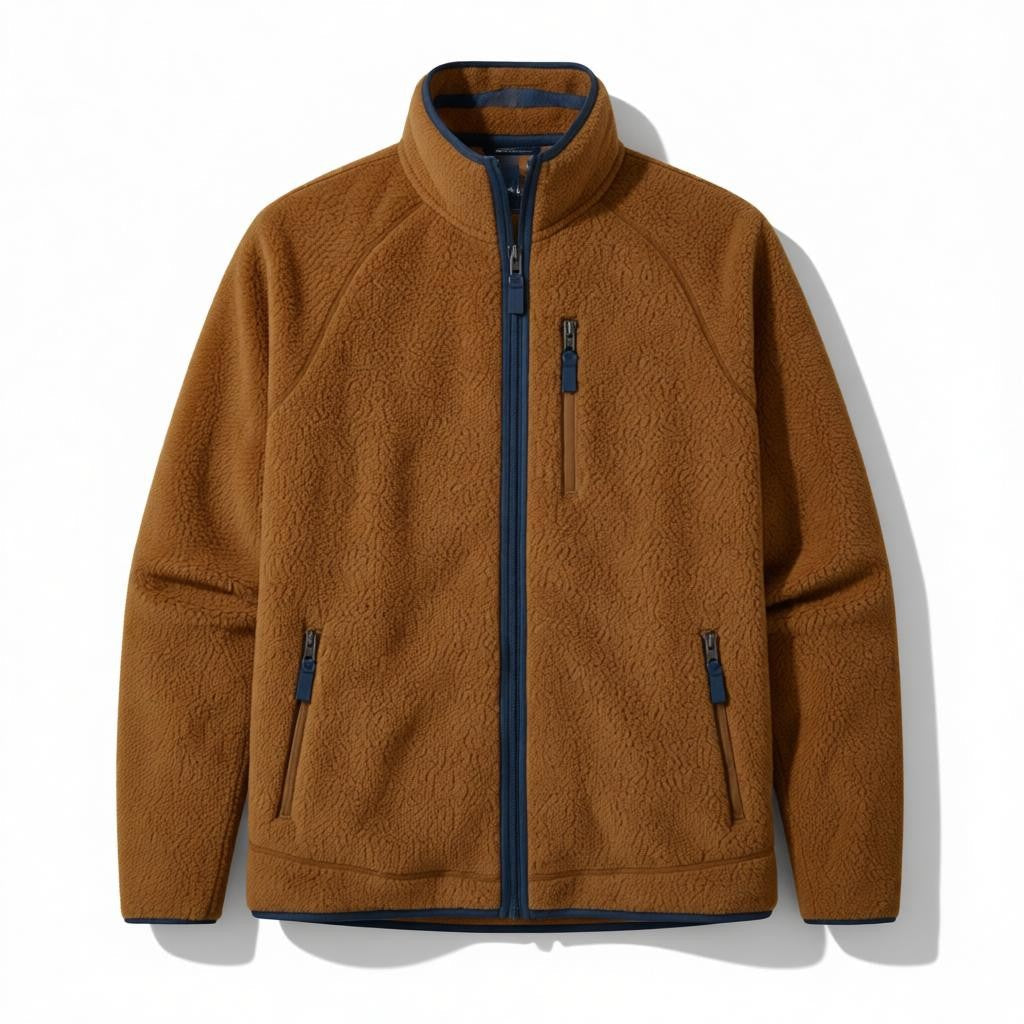 HARRISON OF CALIFORNIA | SHERPA FLEECE JACKET FOR MEN