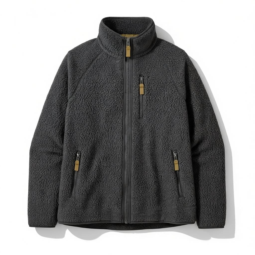 HARRISON OF CALIFORNIA | SHERPA FLEECE JACKET FOR MEN