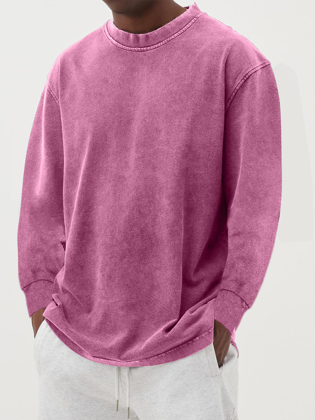 HARRISON OF CALIFORNIA | SIMPLE LONG-SLEEVED T-SHIRT