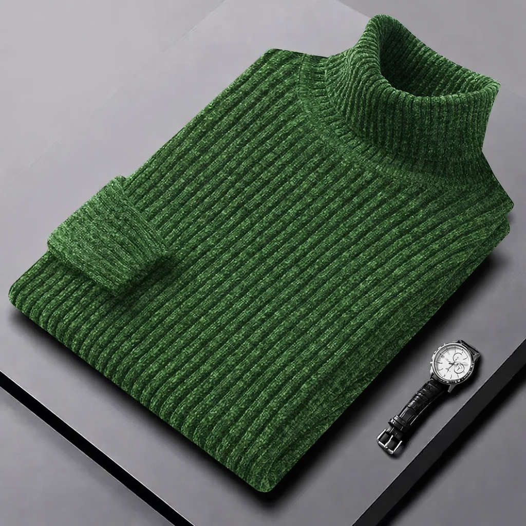 HARRISON OF CALIFORNIA | ROLLED COLLAR SWEATER FOR MEN