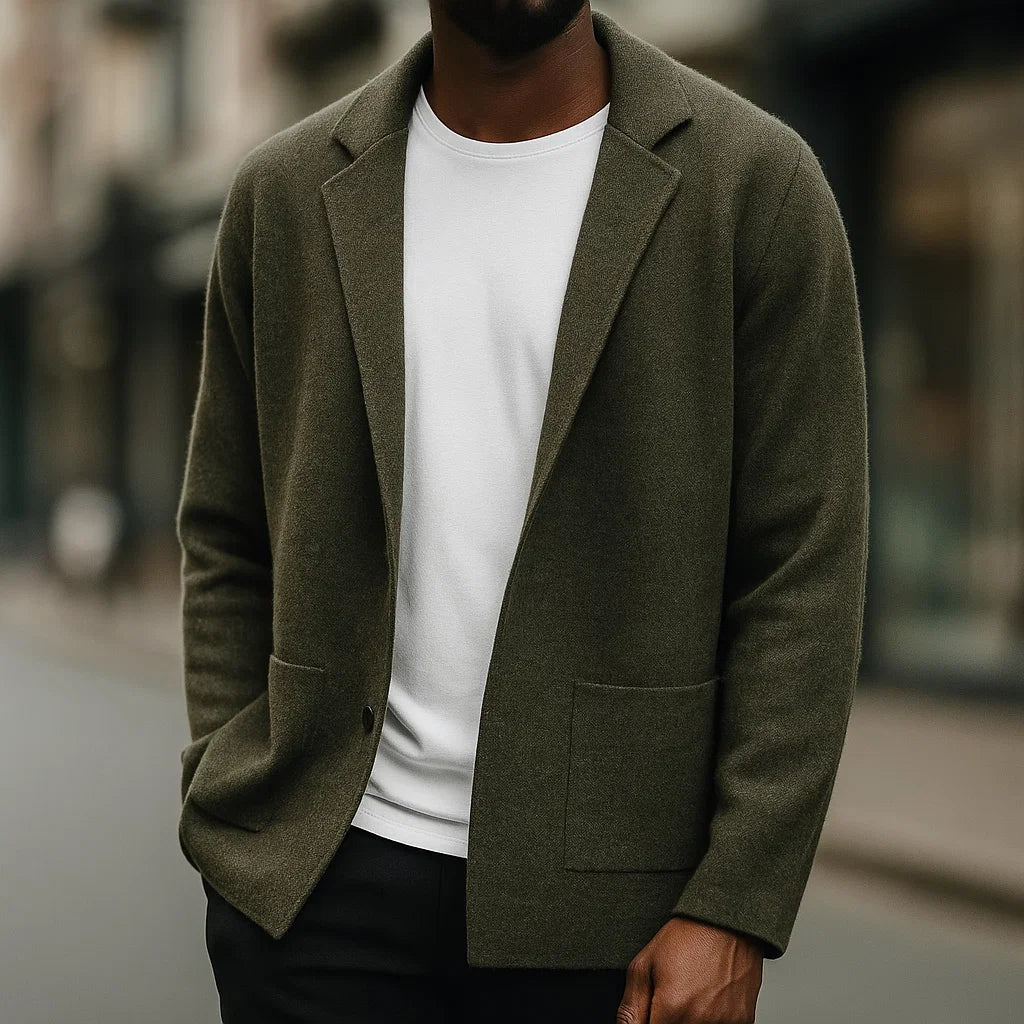 HARRISON OF CALIFORNIA | REFINED KNITTED CARDIGAN FOR MEN