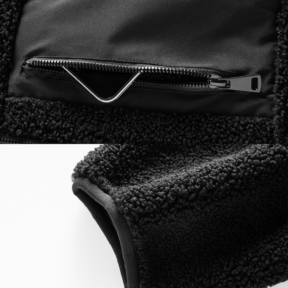 HARRISON OF CALIFORNIA | FLEECE JACKET WITH ZIP FOR MEN