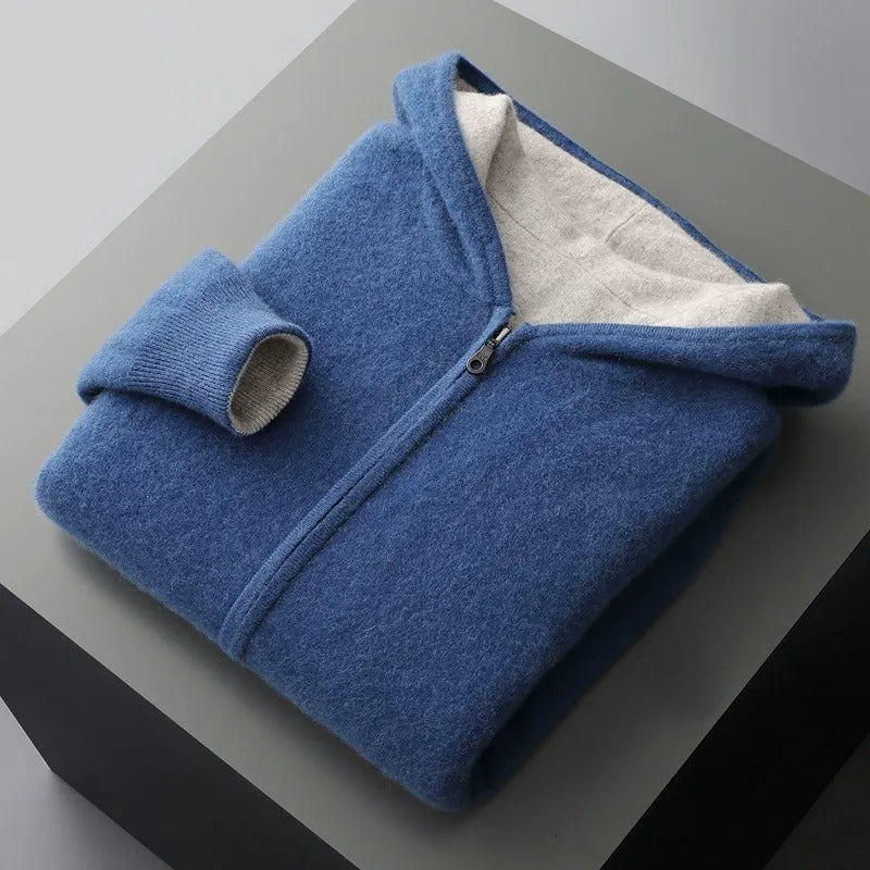 HARRISON OF CALIFORNIA | WOOL HOODIE FOR MEN