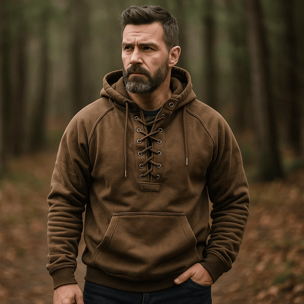 HARRISON OF CALIFORNIA | LACE HOODIE FOR MEN