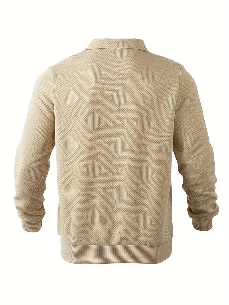 HARRISON OF CALIFORNIA | GEOMETRIC KNIT PULLOVER FOR MEN