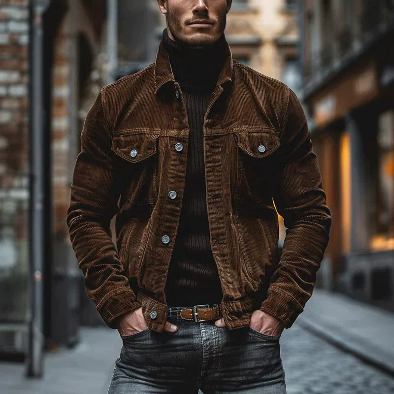 HARRISON OF CALIFORNIA | RETRO CORDUROY JACKET FOR MEN