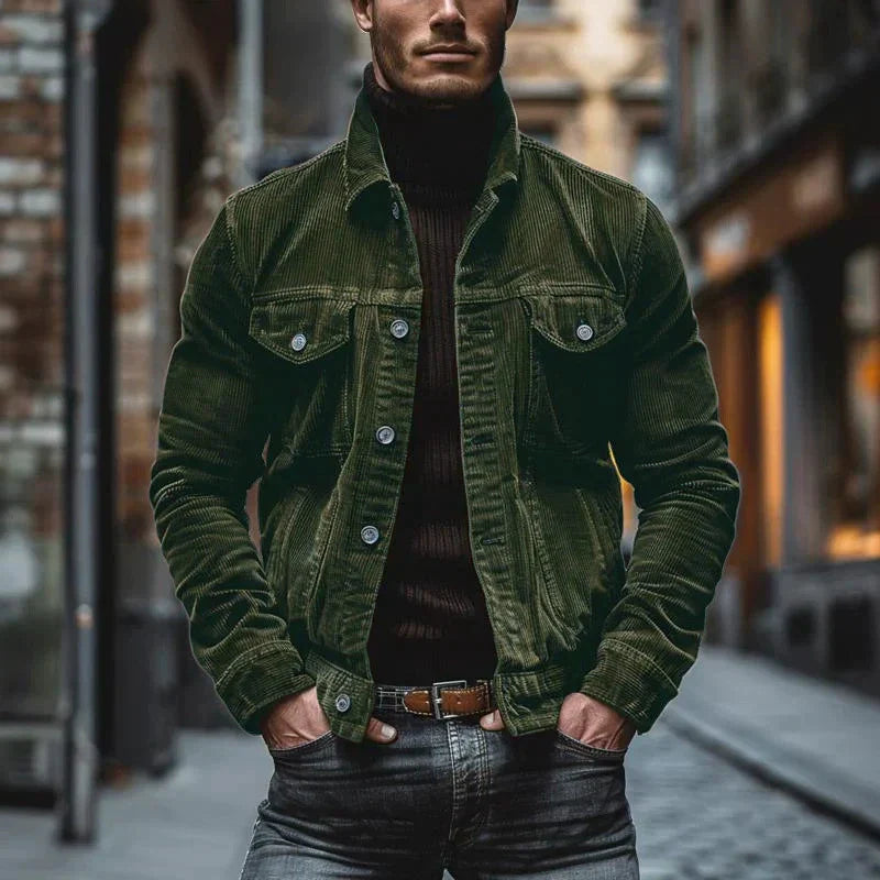 HARRISON OF CALIFORNIA | RETRO CORDUROY JACKET FOR MEN