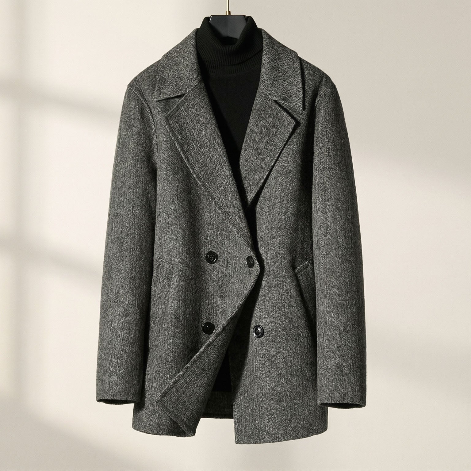 HARRISON OF CALIFORNIA | STRUCTURED WOOL COAT FOR MEN