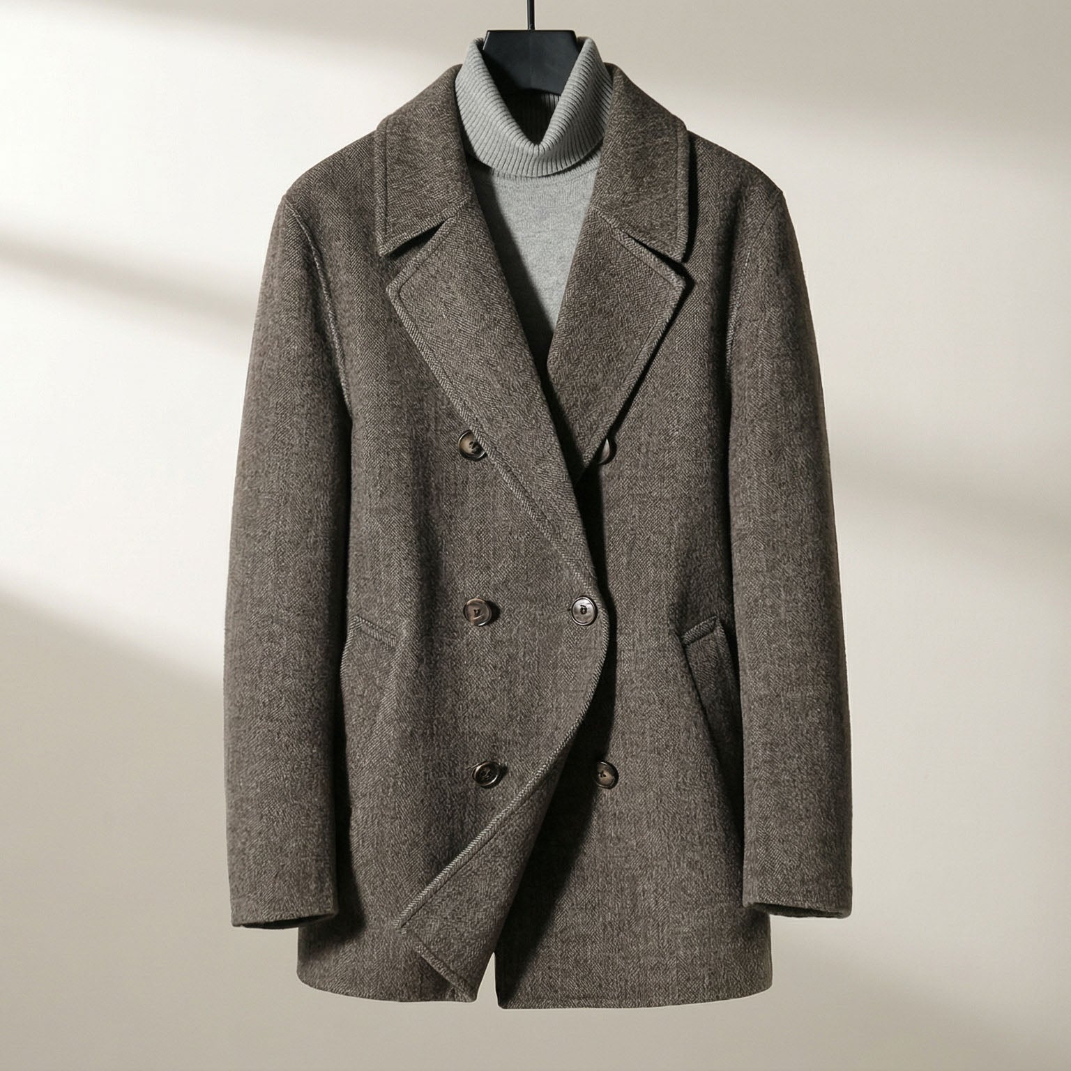 HARRISON OF CALIFORNIA | STRUCTURED WOOL COAT FOR MEN