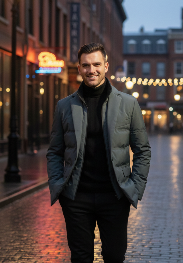 HARRISON OF CALIFORNIA | URBAN DOWN JACKET FOR MEN
