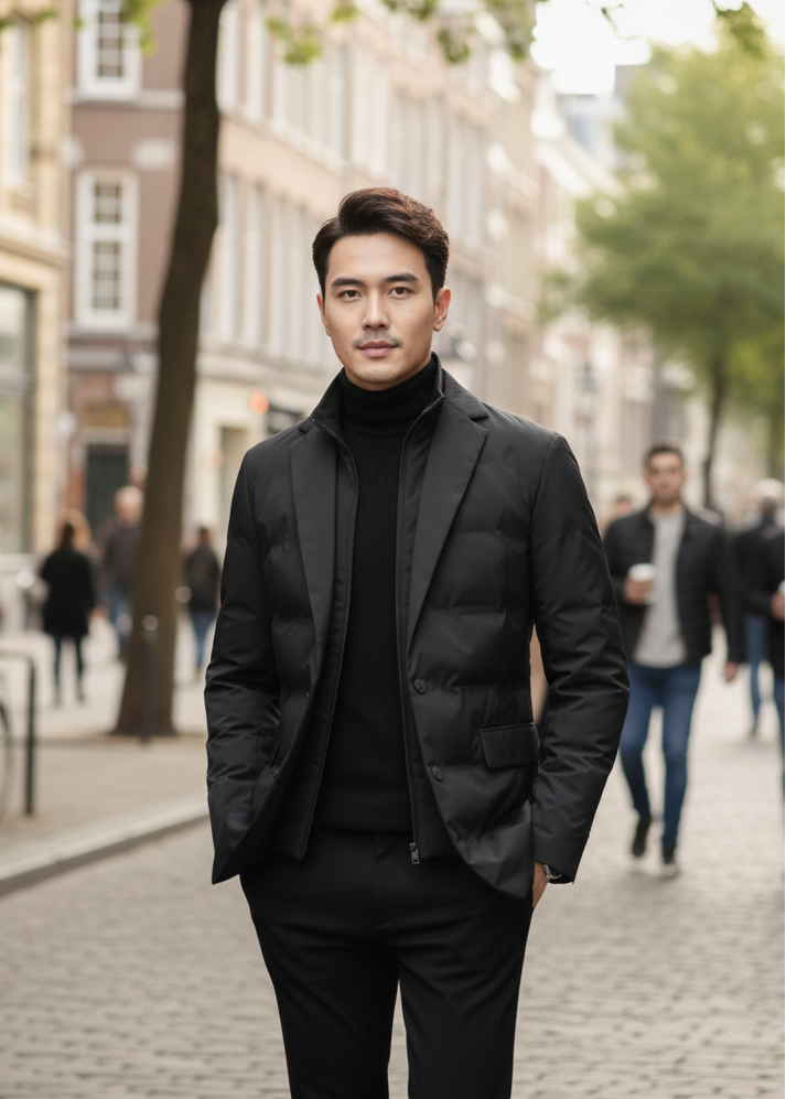 HARRISON OF CALIFORNIA | URBAN DOWN JACKET FOR MEN