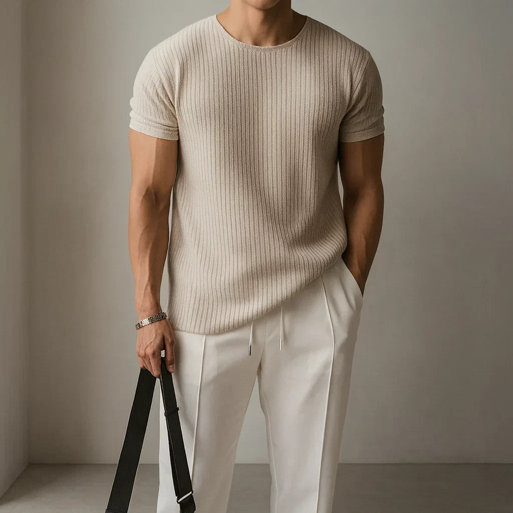 HARRISON OF CALIFORNIA | KNIT T-SHIRT FOR MEN