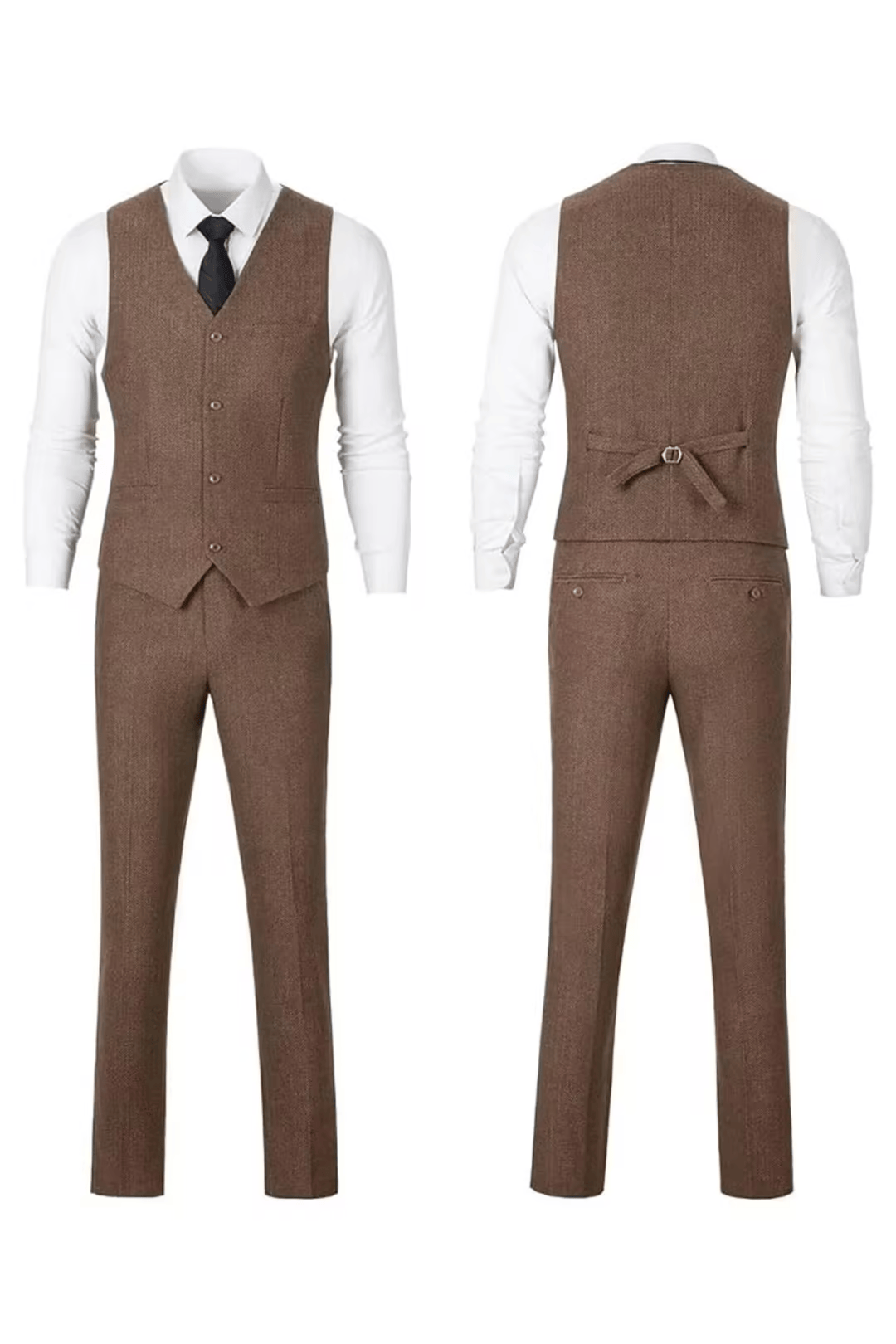 HARRISON OF CALIFORNIA | HERRINGBONE SUIT FOR MEN