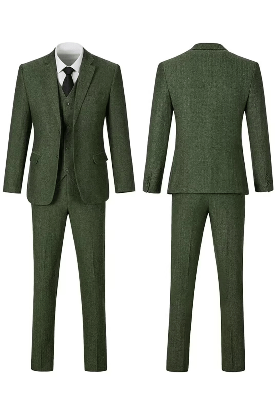 HARRISON OF CALIFORNIA | HERRINGBONE SUIT FOR MEN