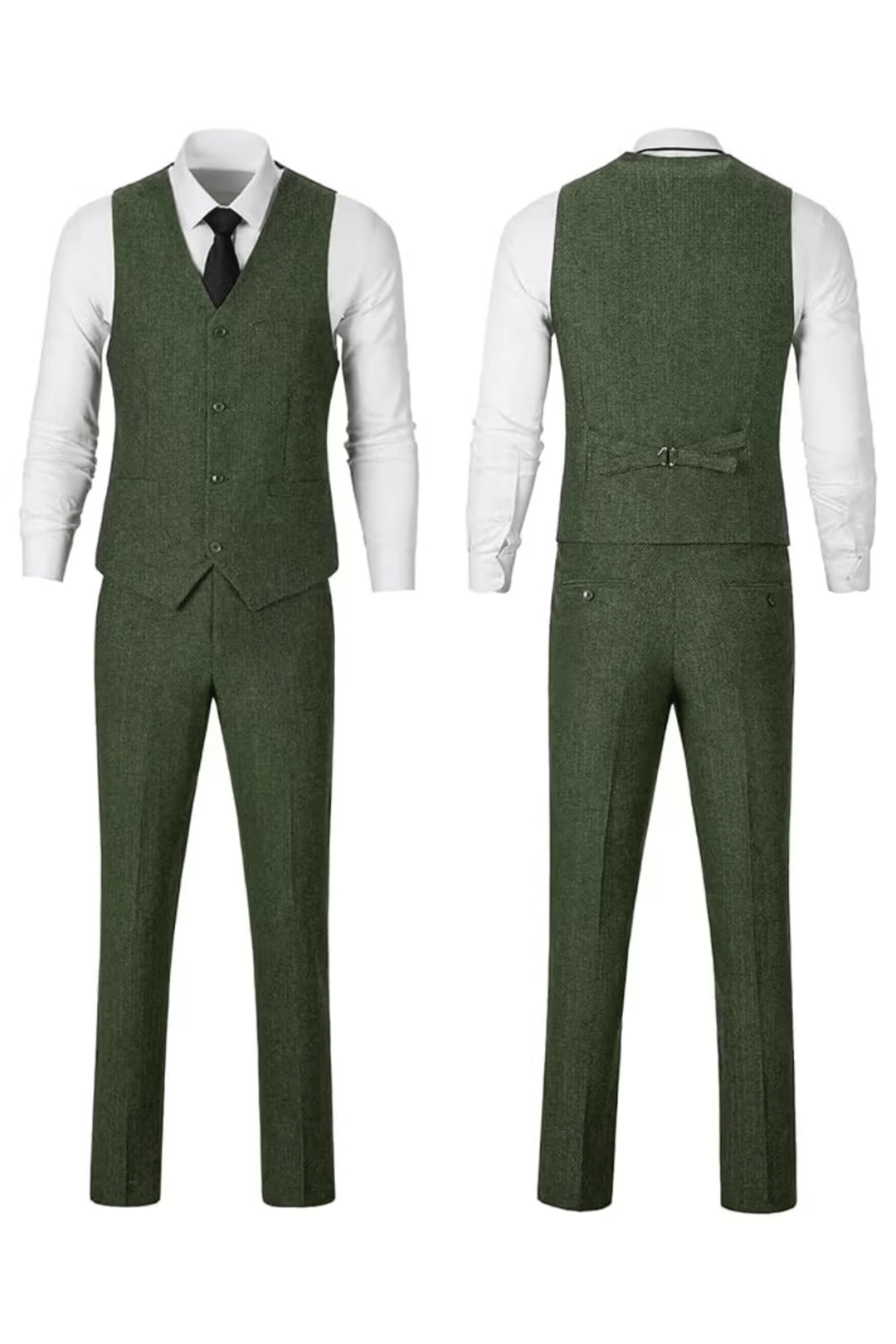HARRISON OF CALIFORNIA | HERRINGBONE SUIT FOR MEN