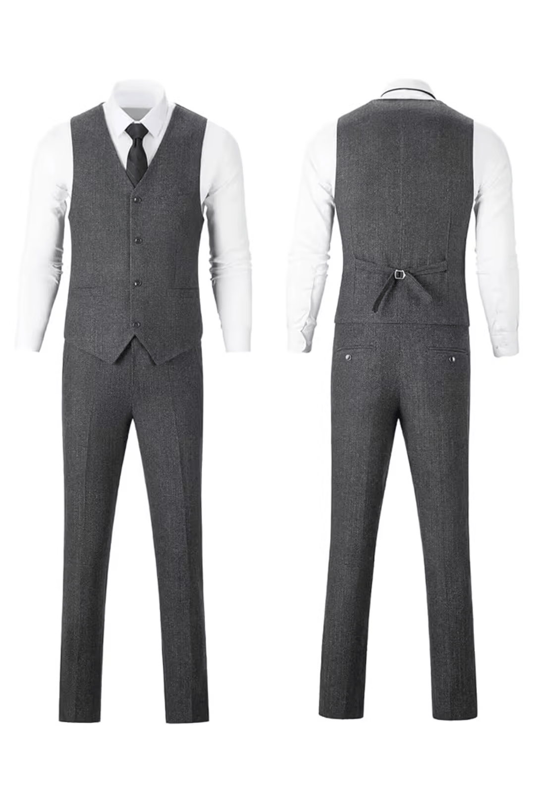 HARRISON OF CALIFORNIA | HERRINGBONE SUIT FOR MEN