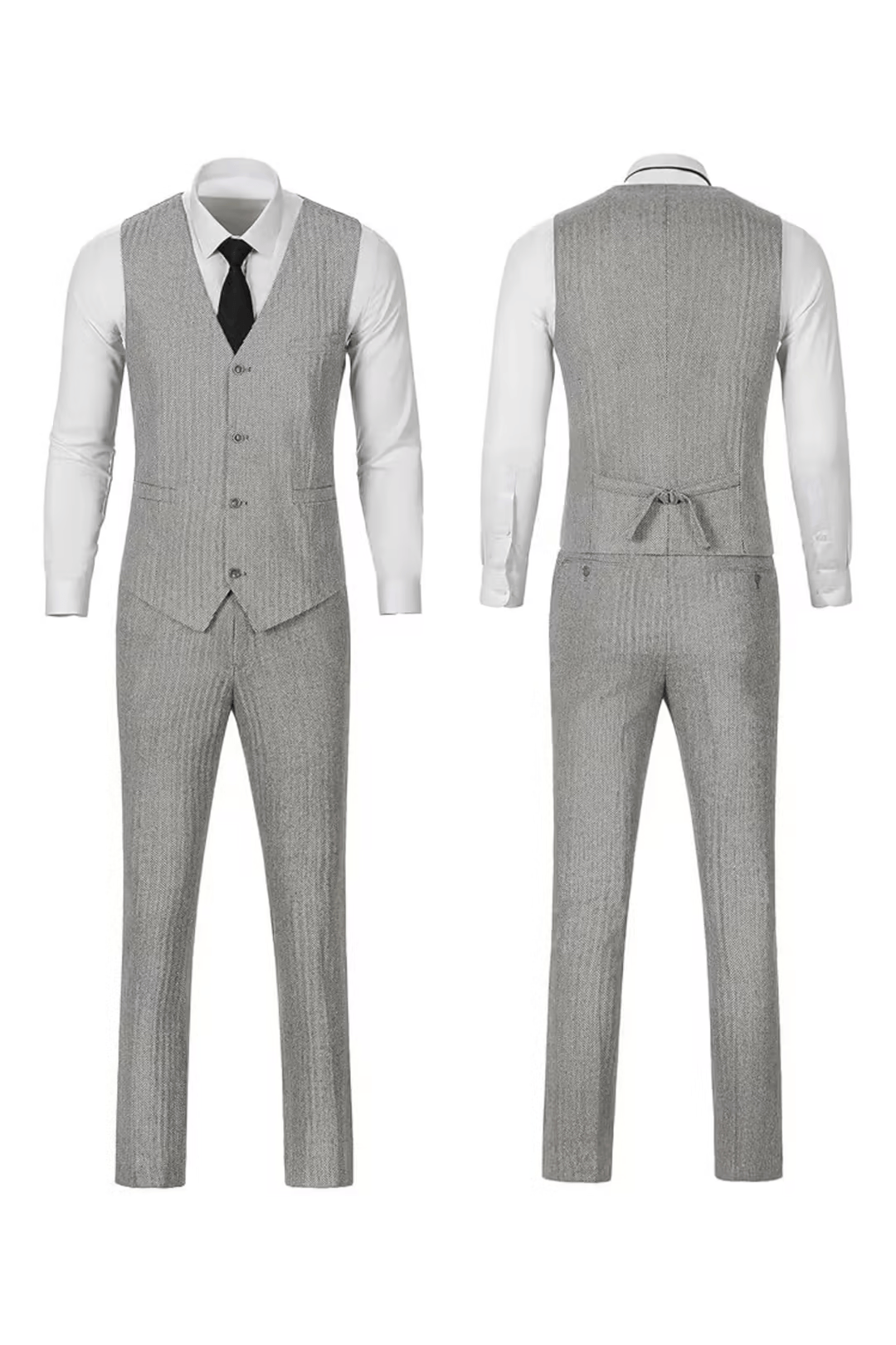 HARRISON OF CALIFORNIA | HERRINGBONE SUIT FOR MEN