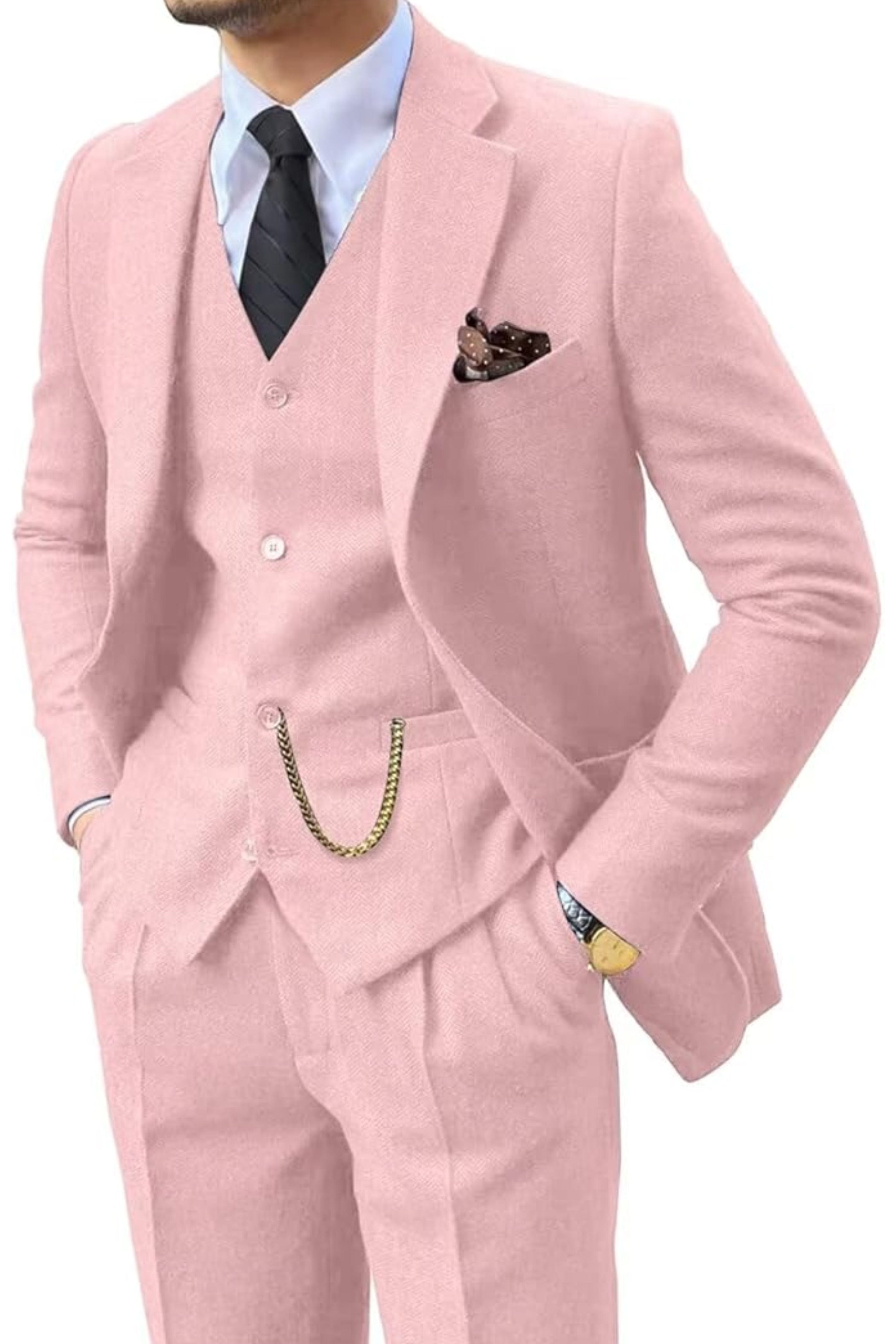 HARRISON OF CALIFORNIA | HERRINGBONE SUIT FOR MEN