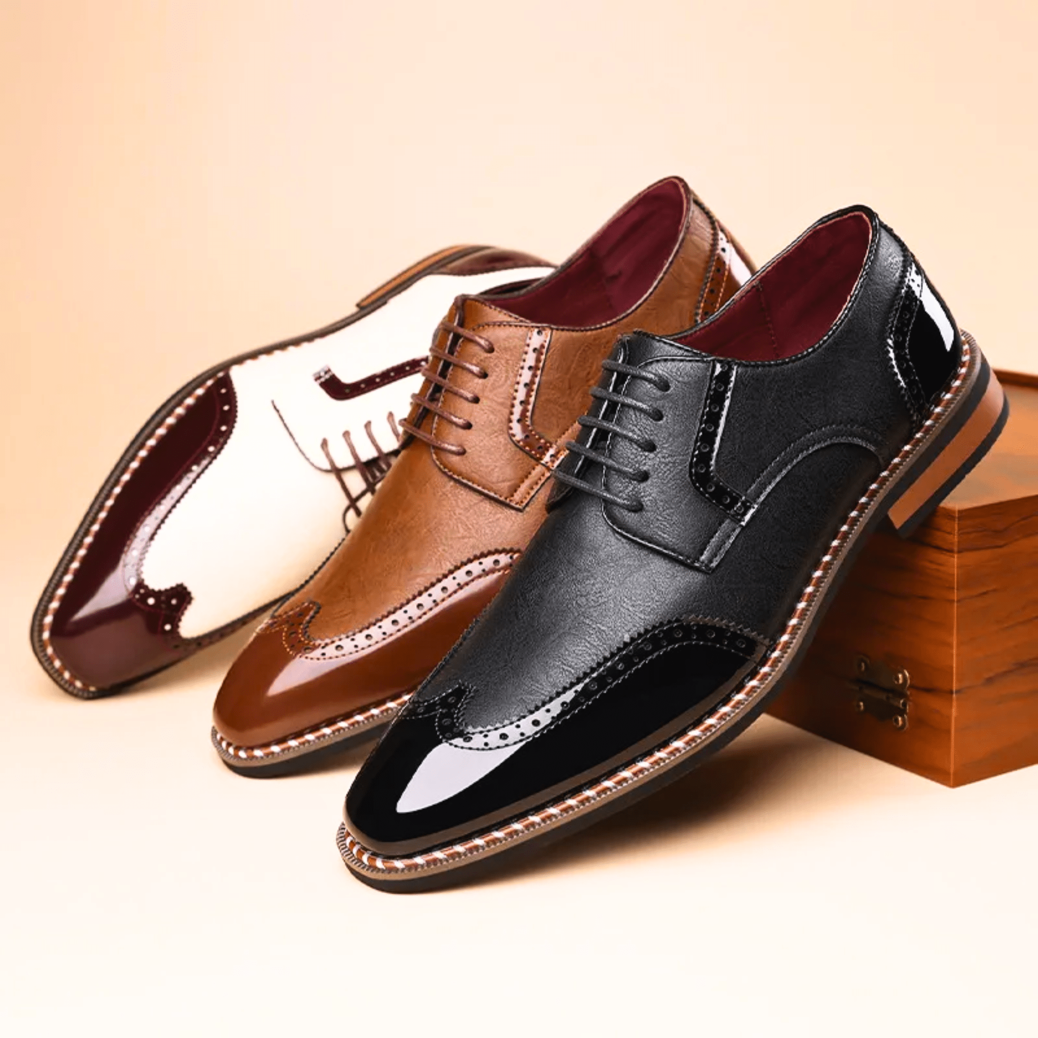 HARRISON OF CALIFORNIA | BICOLORED SHOES FOR MEN