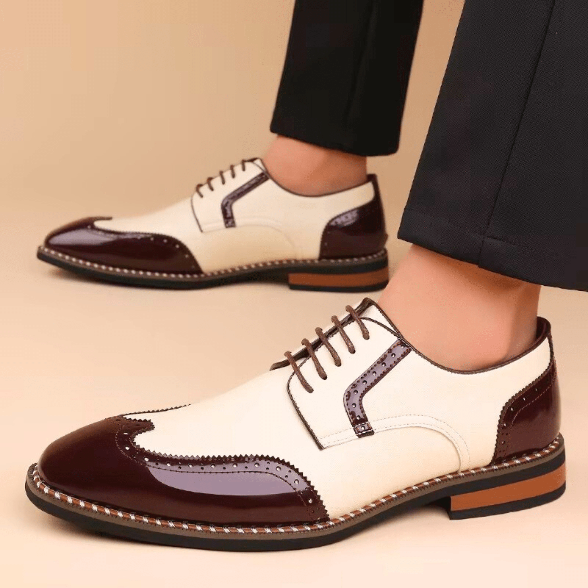 HARRISON OF CALIFORNIA | BICOLORED SHOES FOR MEN